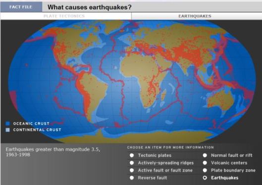 Probado: Aumenta la cantidad de terremotos en el mundo Terremotos